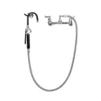 image of Fisher 22500 Pot Filler Faucet, Wall Mount, 8" Adjustable Wall Control Valve