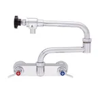 image of Fisher 2267 Pot Filler, Wall Mount, 8” Adjustable Wall Control Valve