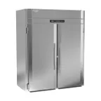 image of Victory FIS-2D-S1-PT-HC 68.75" 4-Solid Door Roll Thru Freezer, Top Mounted, 79 cu. ft., Stainless Steel