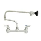 image of Fisher 54100 Faucet, 8" Wall Mount, Adjustable, with 12" Control Swing Spout