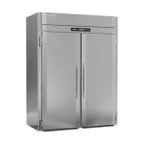 image of Victory FISA-2D-S1-XH-HC 68" 2-Solid Door Roll-In Freezer, Top Mounted, 77 cu. ft., Stainless Steel Front