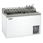 image of Master-Bilt FLR-80 54" Flip Top Ice Cream Dipping Cabinet with Syrup Rail, White