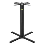 image of FLAT Tech CT2036 Bar Height KX36 Table Base, 36x36 Base, 4 Dia. Column, Cast Iron, Textured Finish