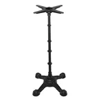 image of FLAT Tech CT4201 Bar Height Px23 Table Base, 22x22 Base, Cast Iron, Powder Coat Finish