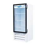 image of Fogel USA VR-15-HC 29" One Glass Door Refrigerated Merchandiser in White, 15 cu. ft.