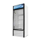 image of Fogel USA VR-17-RE-HC 30" One Glass Door Refrigerated Merchandiser in White, 17 cu. ft.