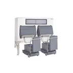 image of Follett DEV3200SG-72-75 72" Ice Storage Bin with Transport Cart, 3240 lb