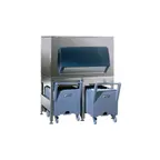 image of Follett ITS1350SG-60 60" Ice Storage Bin with Transport Cart, 1327 lb