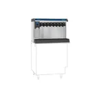 image of Follett VU155B10RP Ice and Beverage Dispenser with 8 Drink Valves, Right Side Ice Dispense- 150 lb Storage