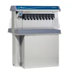 image of Follett VU300M20DL Ice and Beverage Dispenser with 20 Drink Valves, Dual Sided, 300 lb Storage