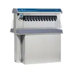 image of Follett VU300M24DL Ice and Beverage Dispenser with 24 Drink Valves, Dual Sided, 300 lb Storage