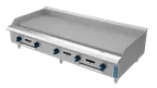 image of Fortress FGMG60 60" Countertop Manual Gas Griddle with 3/4" Steel Plate, 150.000 BTU