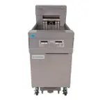 image of Frymaster 11814EF Full Pot Floor Model Electric Fryer w/ Built-In Filtration System, 60-lbs. Fat