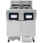 image of Frymaster 2FQG30U Multiple Battery Gas Fryer w/ (2) 30-lb Frypots, Built-In Automatic Filtration