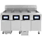 image of Frymaster 4FQE30U Electric Fryer, (4) 30 lb Vats, Floor Model
