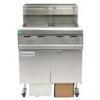 image of Frymaster FPGL230CA Multiple Battery Gas Fryer w/ (3) 30-lb Frypots, Built-In Filtration, 140,000 BTU