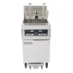 image of Frymaster FPRE180-17 Full Pot Floor Model Electric Fryer w/ Open Pot Design, 2 Twin Baskets, 80-lbs. Fat