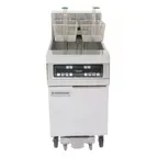 image of Frymaster FPRE180-21 Full Pot Floor Model Electric Fryer w/ Open Pot Design, 2 Twin Baskets, 80-lbs. Fat