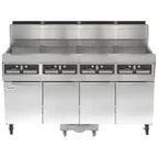 image of Frymaster SCFHD460G Multiple Battery Gas Fryer w/ (4) 80-lb Frypots, Built-In Filtration, 500.000 BTU