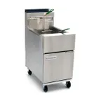 image of Frymaster/Dean SR162G 20" Floor Model Super Runner Gas Fryer with 75 lbs, 150.000 BTU