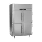 image of Victory FS-2D-S1-HD-HC 52" 2-Section Reach-In Freezer, 4 Half Solid Doors, Top Mounted, 45 cu. ft., Stainless Steel