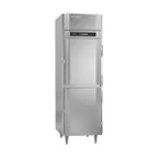 image of Victory FSA-1D-S1-HD-HC 26" One Section Reach-In Freezer w/ 2 Half Solid Doors, 21 cu. ft.
