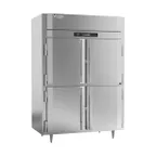image of Victory FSA-2D-S1-EWPTHDHC 58" 8-Half Solid Door Pass-Thru Freezer, 2-Section, Top Mounted, 53 cu. ft., Stainless Steel