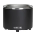 image of Adcraft FW-1200WR/B Countertop Round Food Cooker/Warmer w/ 7/11 Qt. Capacity, Black