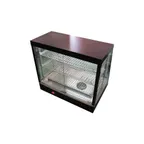 image of Cozoc FW5002-9-48 Countertop Two Door Steamer Warmer Merchandiser, 3 Shelves