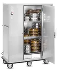 image of FWE A-144 1Sec 1-Door Heated Hold Cabinet, 144 Plate Capacity, 3 Shelves, Controls, 6" Casters, Heat