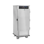 image of FWE ASU-10 33" 1-Section Mobile Air Curtain Refrigerator w/ Solid Door, Maintains Temperature 4 Hours