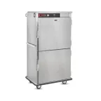 image of FWE BT-96120 96‑120 Plate Heated Banquet Cabinet, 2‑Door Steel, 73‑78” Height, Casters, 90‑190°F