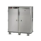 image of FWE E-1500 1-Section 2-Door Stainless Steel Heated Cabinet, 150 Plate Capacity, Electric Forced Air