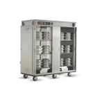 image of FWE E-1500-XL Heated Banquet Cabinet, 2‑Door Steel, 150 Plate Capacity, 3 Shelves, Electric Heat