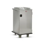 image of FWE ETC-1520-16 Stainless Steel 16 Tray Mobile Patient Meal Delivery Cart