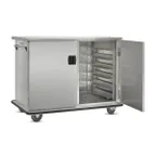 image of FWE ETC-1520-24 Stainless Steel 24 Tray Mobile Patient Meal Delivery Cart