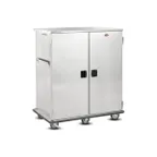 image of FWE ETC-1520-40 Stainless Steel 40 Tray Mobile Patient Meal Delivery Cart