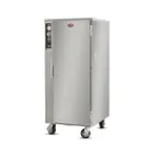 image of FWE ETC-1826-28HD 3/4 Height 1-Door Solid Stainless Steel Heated Holding Cabinet for 18"x26" Pans