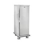 image of FWE ETC-1826-19 19 Pan Stainless Steel Bun / Food Pan Enclosed Transport Cabinet w/ 3" Bottom Load Slides