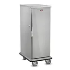 image of FWE ETC-1826-30 30 Pan Stainless Steel Bun / Food Pan Enclosed Transport Cabinet w/ 3" Bottom Load Slides