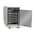 image of FWE HLC-1826-8 Handy Line 1-Section 1-Door Heated Holding Cabinet, 8 x 18" x 26" Pan Capacity, Stainless Steel