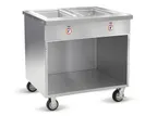 image of FWE HLC-2W6-1-HWR 34" Handy Line Serving Cabinet, (2) Wells