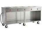 image of FWE HLC-5W6-1-HWR 77" Handy Line Serving Cabinet, (5) Wells