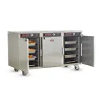 image of FWE HLC-7H-21 3-Section 3-Door “Undercounter” Heated Holding Cabinet, Stainless Steel, Solid Door