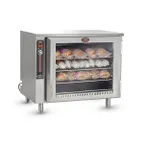 image of FWE HLC-SL1826-5 Countertop Heated Holding Cabinet, 5-Tray, Stainless Steel, Lexan Door, Radiant Heat