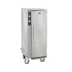 image of FWE MT-1220-15 Mobile Heated Holding Cabinet, 1-Section, 1-Door, 55-60" H, 15 x 12" x 20" Pan Capacity, Stainless Steel