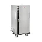 image of FWE P-108 1-Section 1-Door Heated Banquet Cabinet, 108 Plate Capacity, Humidity Controls, 6" Casters