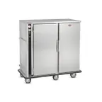 image of FWE P-120-2-XL 1-Section 2-Door Holding Cabinet, 55"-60" Height, 120 Capacity, Humi-Temp, 6" Casters