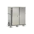 image of FWE P-144-2-XL Heated Cabinet, 144‑Plate Capacity, Stainless Steel, Double‑Door, Thermostat, Casters