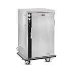 image of FWE P-48 1-Door Heated Banquet Cabinet, 48‑Plate Capacity, Stainless Steel, Controls, 6" Casters